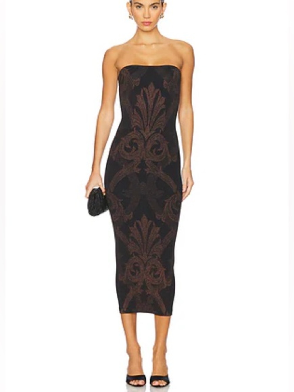 ETRO x Wolford Metallic Jacquard Dress NWOT